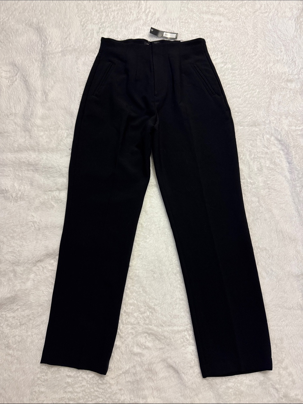 Banana Republic Ultra High Rise Black Taylored Dress Pants Sz 8 NWT
